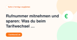 Rufnummer mitnehmen und sparen: Was du beim Tarifwechsel beachten solltest – Tarife & Verträge vergleichen